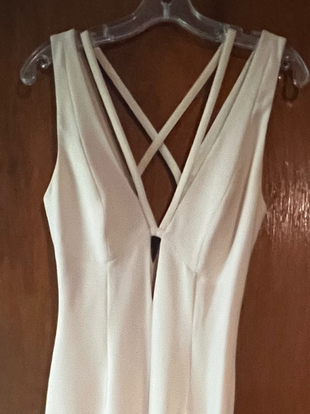 Vintage Cache Ivory Long Gown Size 2